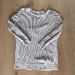 J. Crew Women's Light Gray Crew Neck Sweater